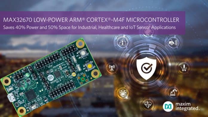 Microcontrollore Arm Cortex-M4F con il minore assorbimento di potenza