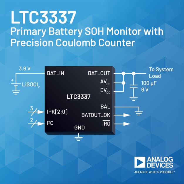 nanoPower device for checking the health of primary batteries