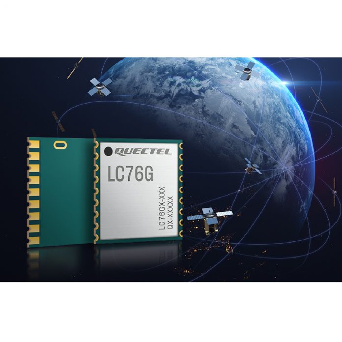 LC76G high-performance, low-power single-band GNSS positioning module